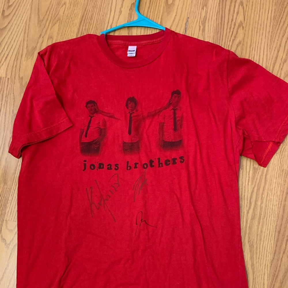 AUTOGRAPHED Jonas Brother OG merch